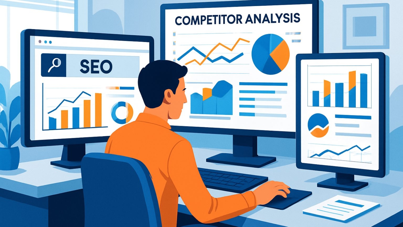 SEO competitor analysis dashboard